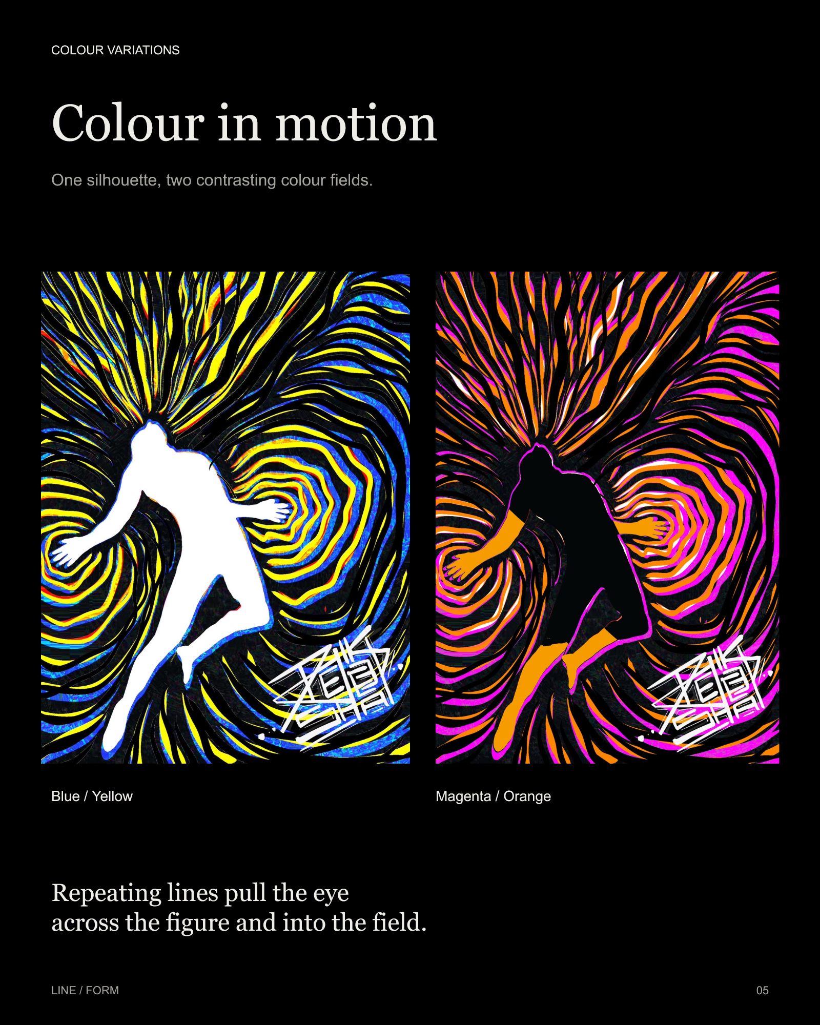 Line / Form — colour in motion