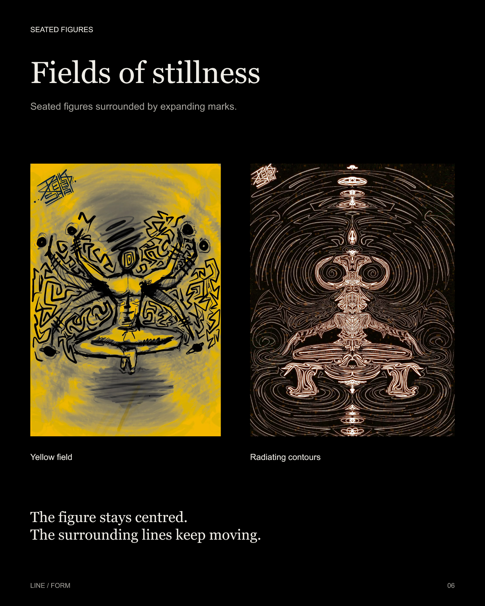 Line / Form — fields of stillness