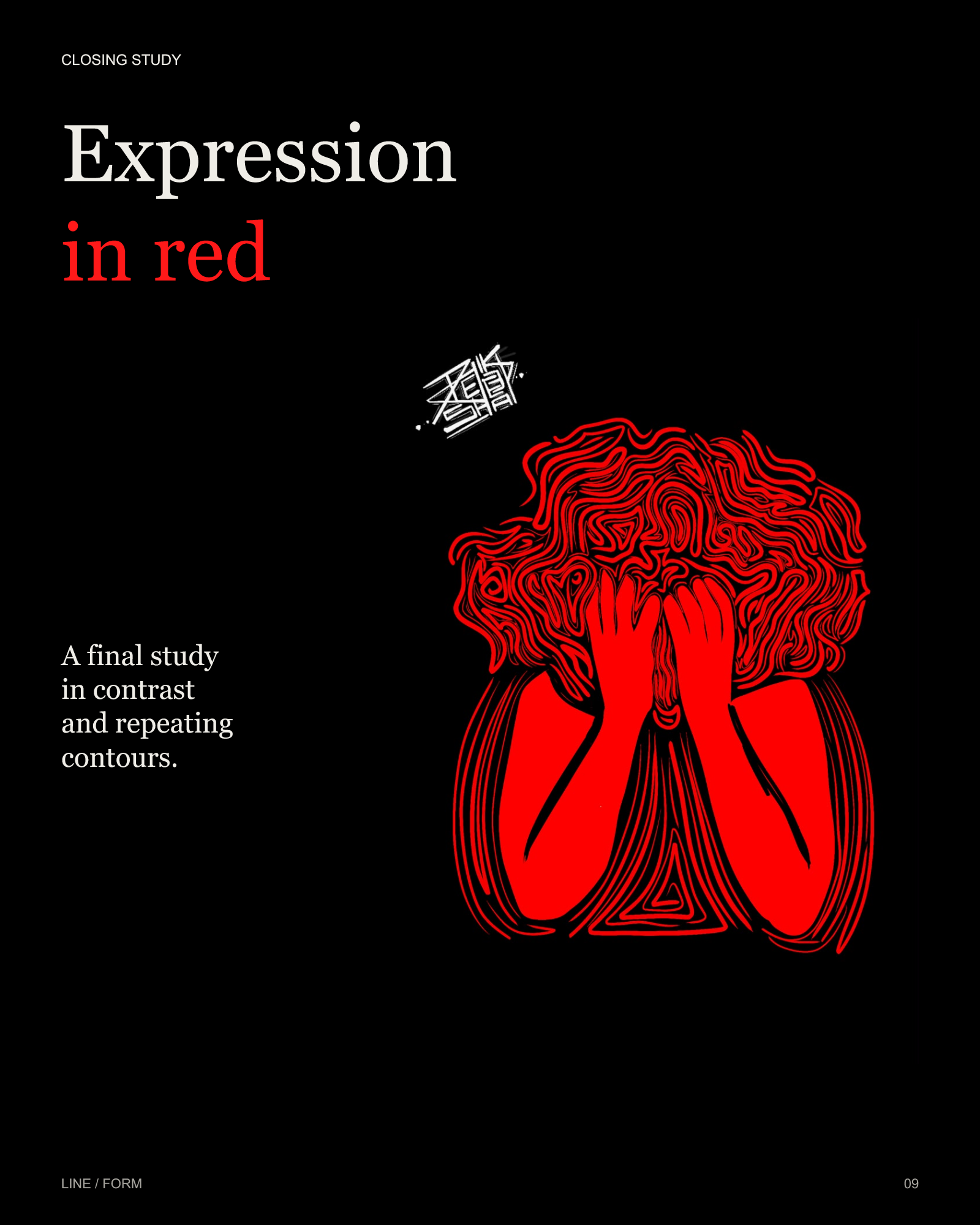 Line / Form — expression in red